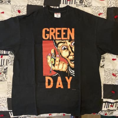 Green Day Promo T-shirt. Original, Rare - 1995. Size XL. Sof-Tee