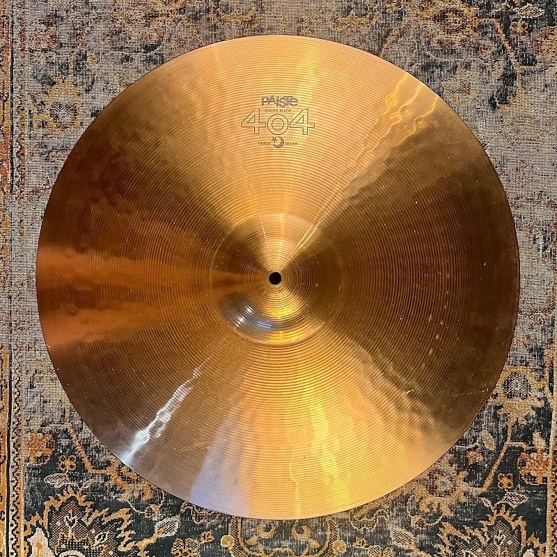 THIN LIGHT Vintage PAISTE 404 20 Ride ONLY 2035 g SUPER Clean