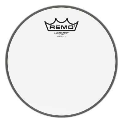 Remo Ambassador Clear Drum Head - 8 Inch image 1