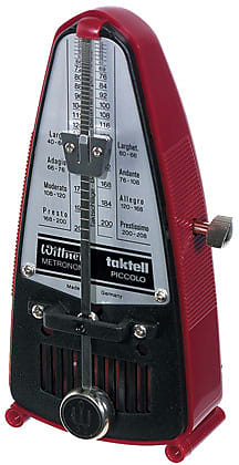 Wittner Metronome. Taktell Piccolo. Red Ruby 1628R image 1