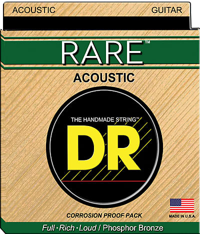 DR Strings RARE Acoustic Phosphor String Set, 13-56 image 1