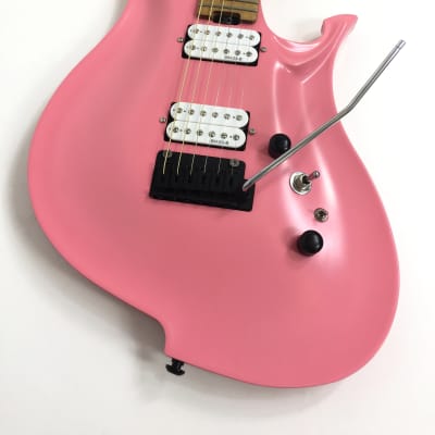 KOLOSS GT4MPK Pink Aluminum Body Roasted Maple Neck Electric Guitar + Bag image 3