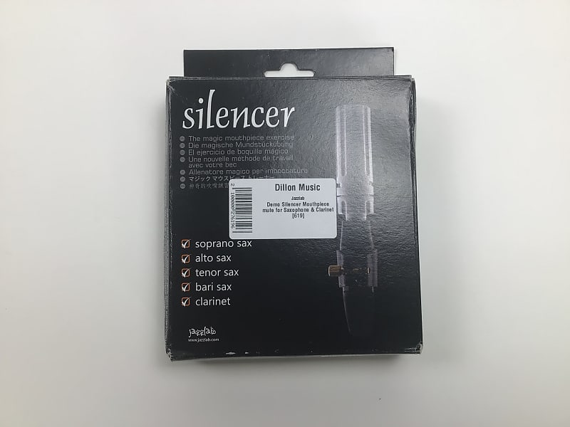 Demo Silencer Mouthpiece mute for Saxophone & [619] Reverb