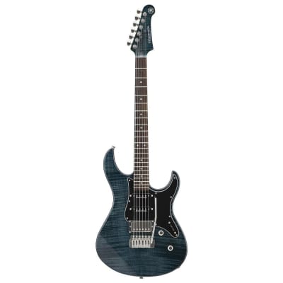 Yamaha Pacifica 612 6-String Right-Handed Electric Guitar with Alder Body, Flamed Maple Top, Maple Neck with Tinted Finish (Indigo Blue) for sale