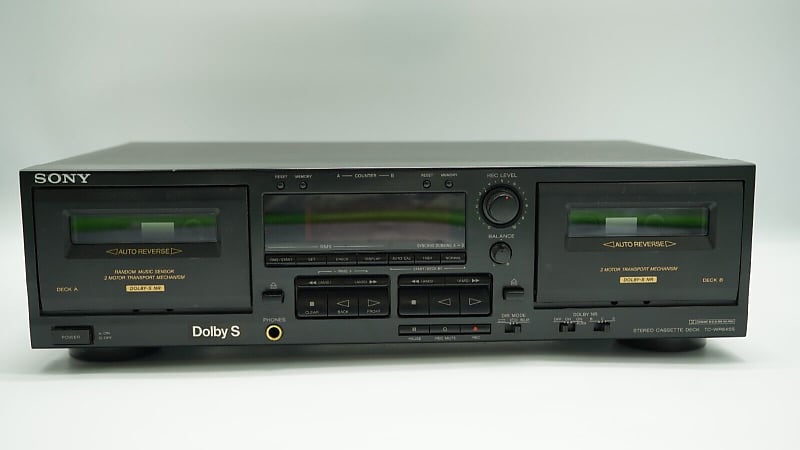 Sony Tc Wr S Stereo Cassette Deck Playing Magneto Phone Reverb