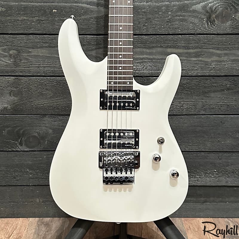 Schecter C-6 FR Deluxe Electric Guitar White image 1