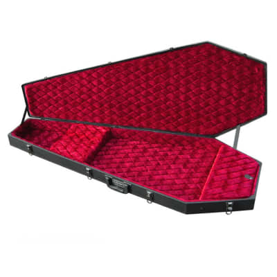 COFFIN CASES Model 300VXR Extreme Electric Guitar Case Red Velvet Interior for sale