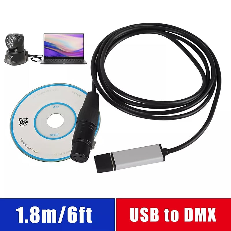 Usb To Dmx Interface Adapter Dmx512 Stage Light Controller | Reverb