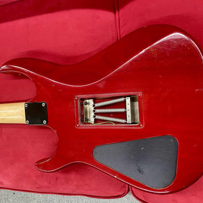 Hamer USA Diablo Electric Guitar 1990's - Transparent Red with Lace Sensors image 9