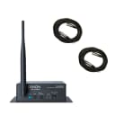 |New|- Denon DN-202WT Wireless Audio Transmitter w/ Free XLR Cables & Secure Shipping!