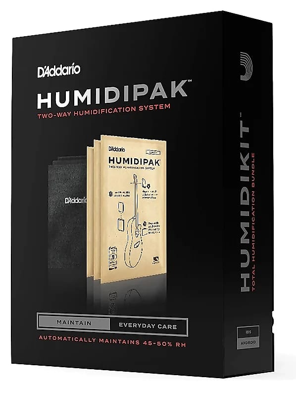 D'Addario PW-HPK-01 Planet Waves Humidipak Automatic Humidity Control System 2007 - 2020 - Black image 1