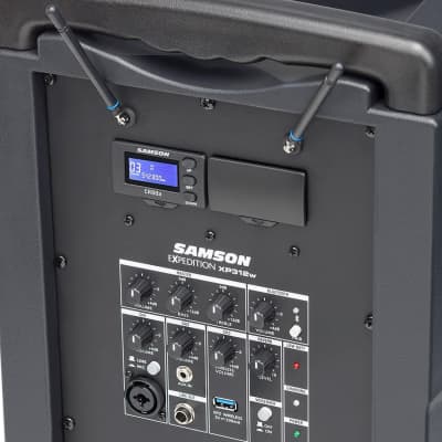 Samson Expedition XP312w Portable PA System w/ Handheld Wireless Microphone (Channel D) image 7