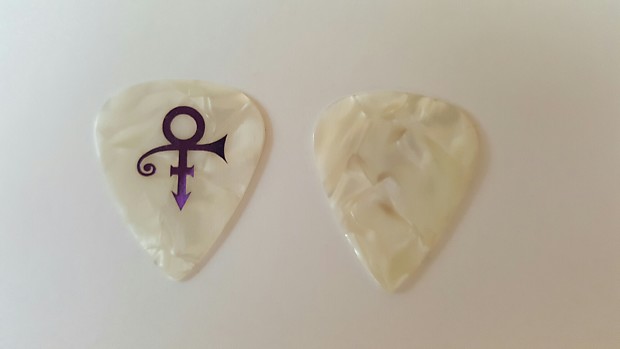 Prince  Guitar Pick 2000s Purple on Pearloid image 1