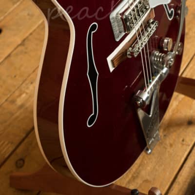 Gretsch G6119T-ET Players Edition Tennessee Rose Electrotone Hollow Body | Dark Cherry Stain image 6