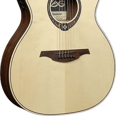 Lag T270ASCE Tramontane 270 Auditorium Slim Cutaway Khaya Neck 6-String Acoustic-Electric Guitar image 1