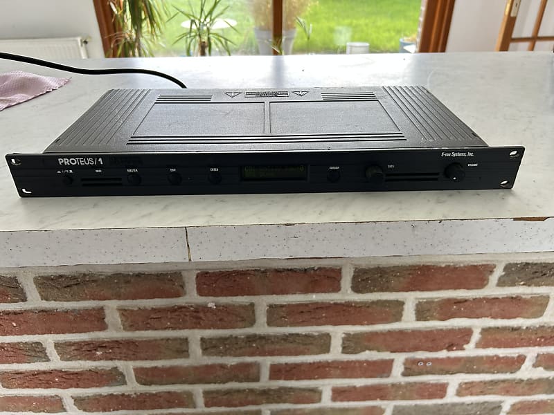 E-MU Systems Proteus/1 Rackmount 32-Voice Sampler Module 1989 - Black image 1