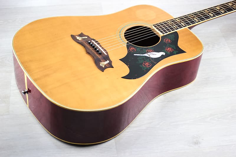 Aria DOVE CUSTOM WD-30/美品 Japan Vintage Aria WD-30 Gibson Dove replica 1974 Cherry