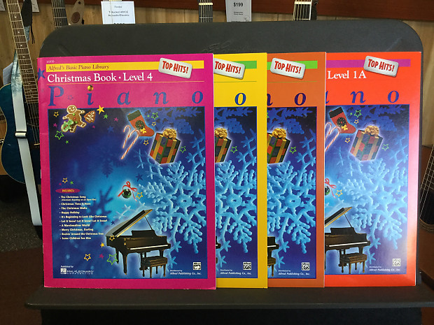 Alfred 00-17202 Alfred's Basic Piano Library: Top Hits! - Christmas Book (Level 1A) image 1
