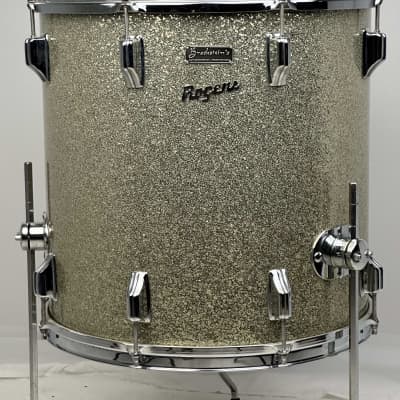 Rogers 22/20/12/13/16/5x14" VIDEO 60's Holiday Drum Set - Silver Sparkle Brockstein's Music image 23