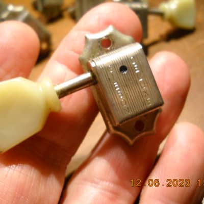 GIBSON KLUSON TUNERS 1990's NiCKEL AGED OLDER ISSUES #1 image 3