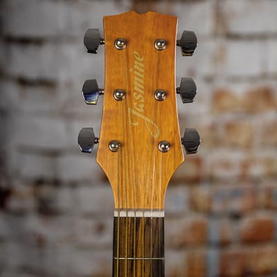 Jasmine S-35 Dreadnought Acoustic Guitar, Natural image 9