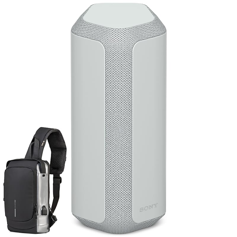 Sony SRSXE300 Portable Bluetooth Speaker Gray + Deco Essential ...