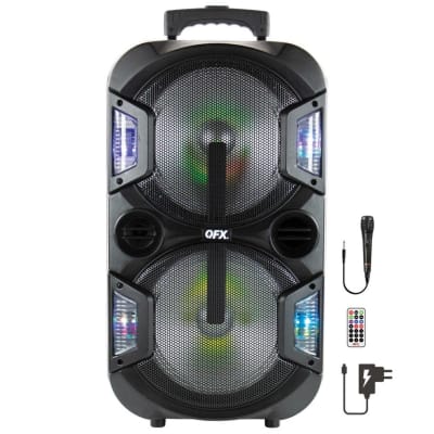 PBX-210 QFX 2x10 BT LED Party Speaker-Mic-Remote image 6