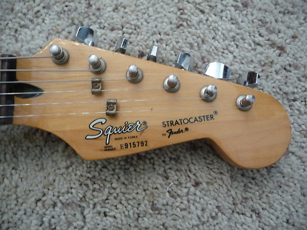Squier stratocaster best sale korea 1989