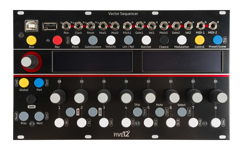 Five12 Vector Sequencer (Black)