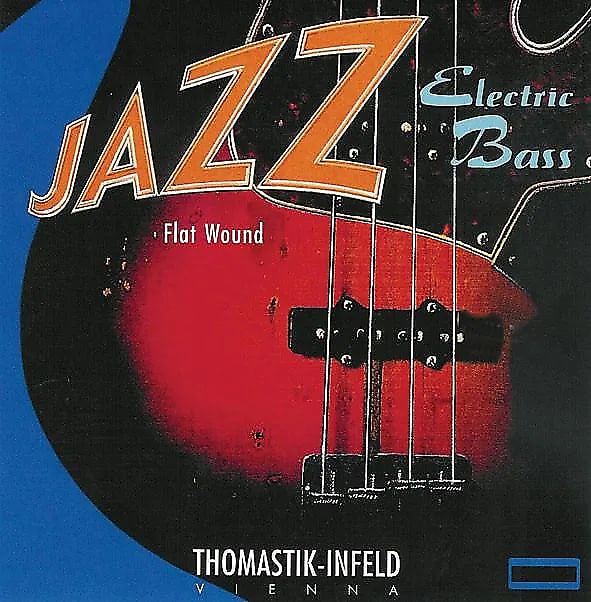 Thomastik-Infeld JF324 Jazz Flat Wound Nickel Roundcore Bass Strings - Medium (.43 - .106) image 1