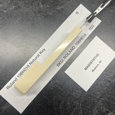 ORIGINAL Roland Replacement B Key (Matsushita SK-1xx Keybeds) (106H018) for Jupiter-4, System-100/700, SH-1/2/3/3A/5/7, RS-505, VP-330, Promars, etc