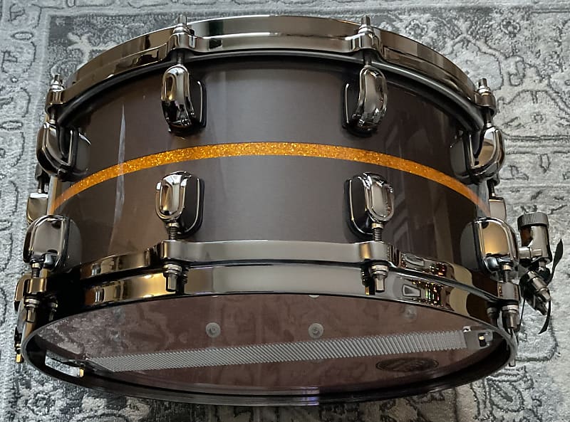 Tama Starclassic Bubinga Elite 14x6.5” Black Metallic w/Gold