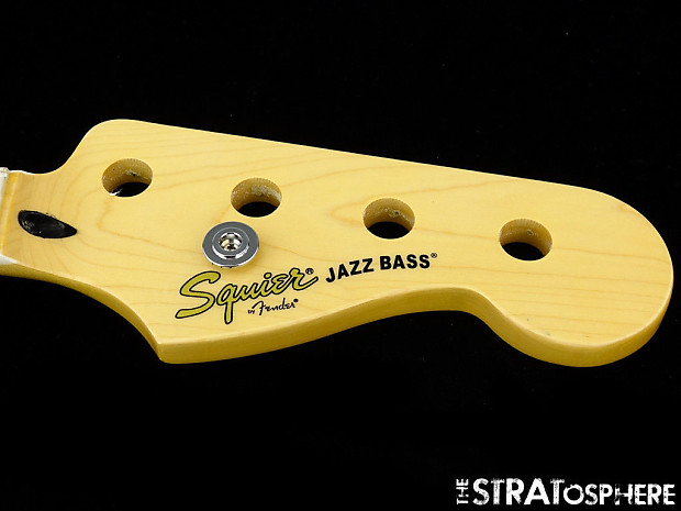 Fender Squier Vintage Modified 77 Jazz J Bass NECK Guitar Maple Pearl Inlays