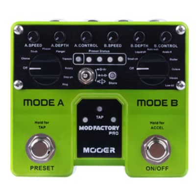 Mooer Mod Factory Pro Modulation Guitar Effect Pedal 16 Modulations 4 Presets + Mooer Power Adapter image 2