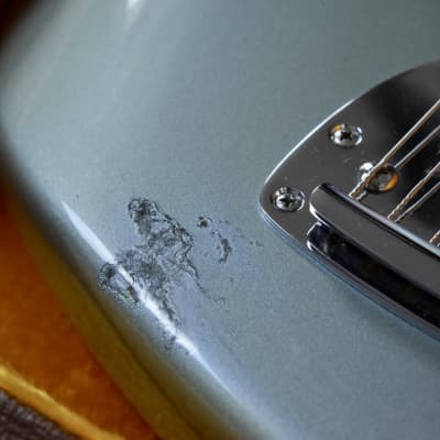 2000 Fender Yamano American Vintage ’62 Jazzmaster Reissue Ice Blue Metallic 1 of 50 w/HSC & Paperwork, AVRI image 8