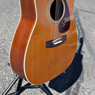 Vintage Yamaha FG-360 Dreadnought Acoustic Guitar with Original Hardshell Case -  PV Music Guitar Shop Inspected / Setup + Tested - Plays / Sounds Great - Very Good Condition image 9
