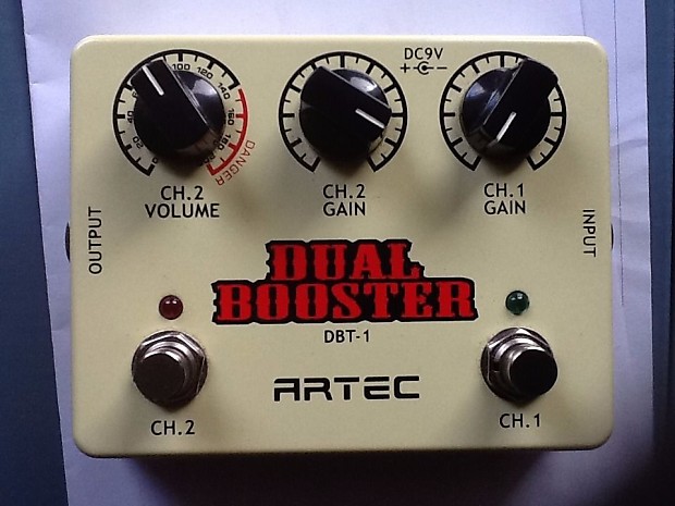 Artec DBT-1 Dual Booster Pedal Powerful Boost to Signal New/ Nice Fast US ship! image 1