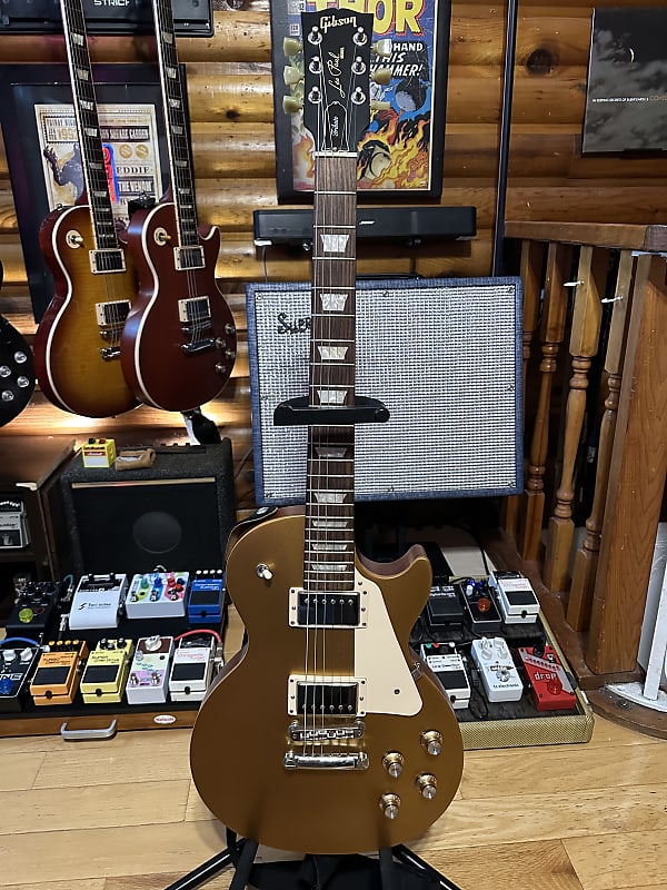 Gibson Les Paul Tribute 2018 - Satin Gold Top | Reverb Gibson Les Paul Tribute 2018 - Satin Gold Top | Reverb