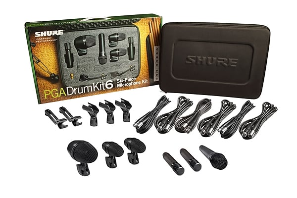 Shure - PGADRUMKIT6 Kit da 6 microfoni per batteria image 1