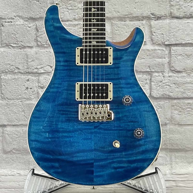 Used PRS Guitars Custom 24 Electric Guitar Blue Matteo Reverb
