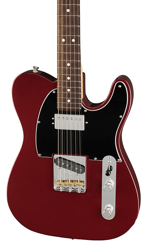 Fender American Performer Telecaster Electric Guitar with Humbucking Rosewood FB, Aubergine image 1