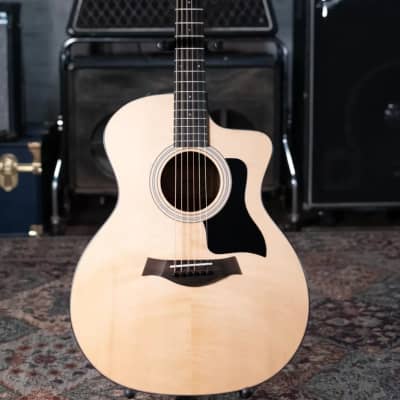 Taylor 114ce Grand Auditorium Acoustic/Electric Guitar with Gig Bag - Factory Demo image 2
