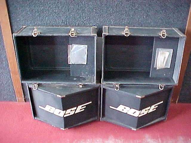 Bose 800 Portable PA speakers (pair) with 800 active equalizer tested  working w/ hard cases