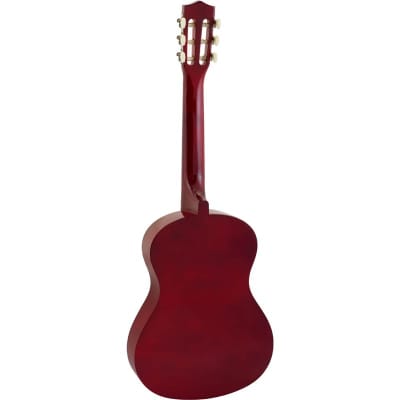 Immagine Tiger CLG5 Classical Guitar Starter Pack, 1/4 Size, Red - 5