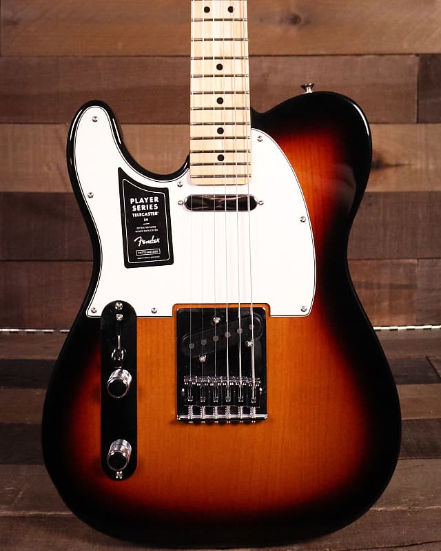 Fender Player Telecaster Left-Handed, Maple FB, 3-Color Sunburst image 1