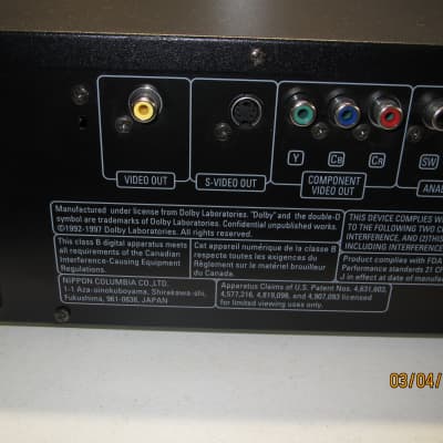 Denon Model DVM-1800 5 Disc Changer - Audio CD's and DVD's  -  w 24-bit, 96-kHz D/A Audio Converter image 13