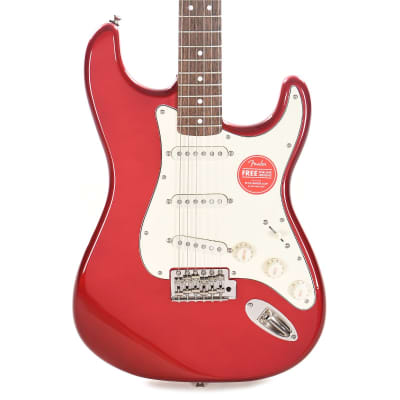 Squier Classic Vibe 60S Stratocaster Electric Guitar Candy Apple Red image 1