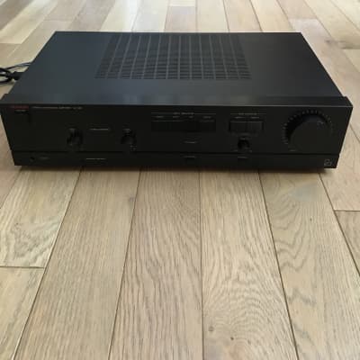 Luxman LV 90 Integrated Stereo Amplifier 1980s Black Reverb