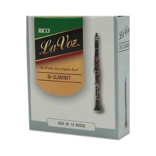 Rico La Voz Bb Clarinet 10-Pack, Medium Hard Strength image 1
