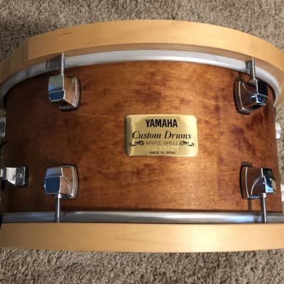 Yamaha Maple Custom 6.5x13 Snare Drum Custom Made For Greg Beennett image 1